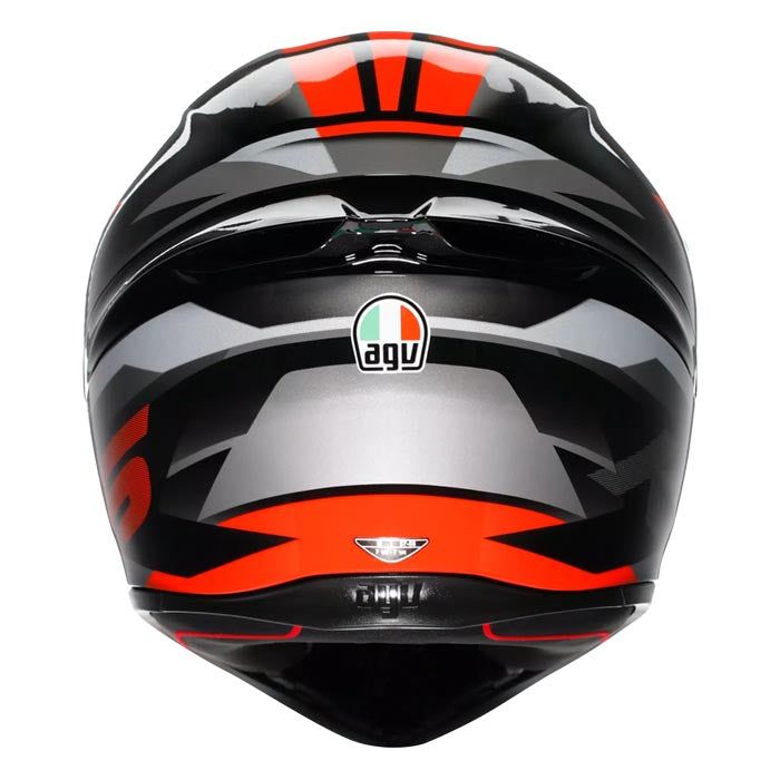 Casco AGV K1 S Fastlap Negro/Gris/Rojo – Motoqueros Chile