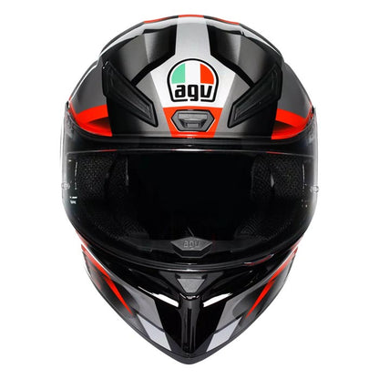 Casco AGV K1 S Fastlap Negro/Gris/Rojo