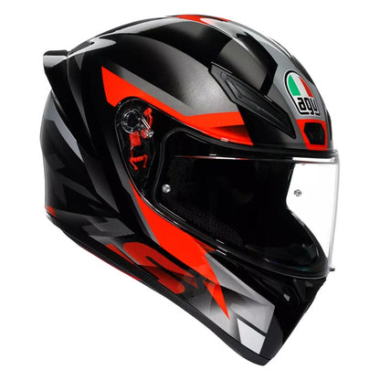 Casco AGV K1 S Fastlap Negro/Gris/Rojo