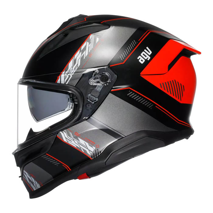 Casco AGV K7 Kyber Matt Black / Red – Motoqueros Chile