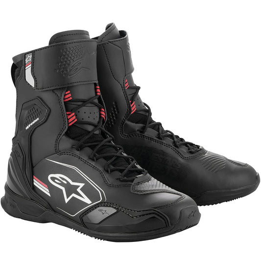 Botas ALPINESTARS Superfaster Negro/ Gris/ Rojo Fluor