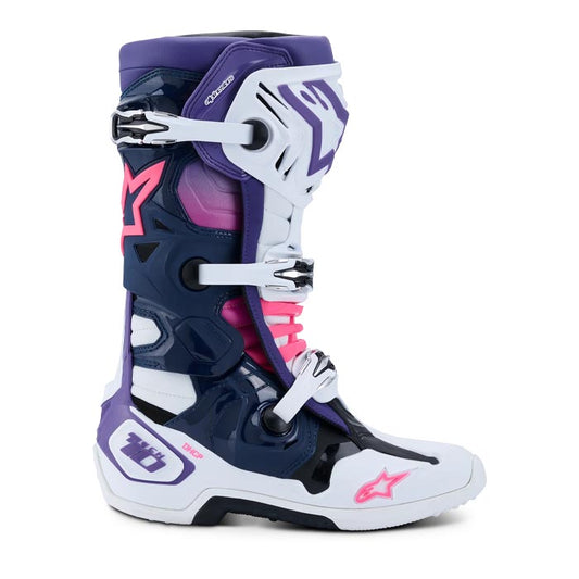 Botas Alpinestars Tech 10  White / Violet / Navy