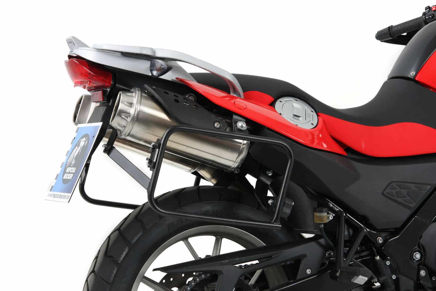 ANCLAJE MALETAS LATERALES PARA BMW G 650 GS (2011-2016)/SERTAO (2012-2016) NEGRO HEPCO & BECKER
