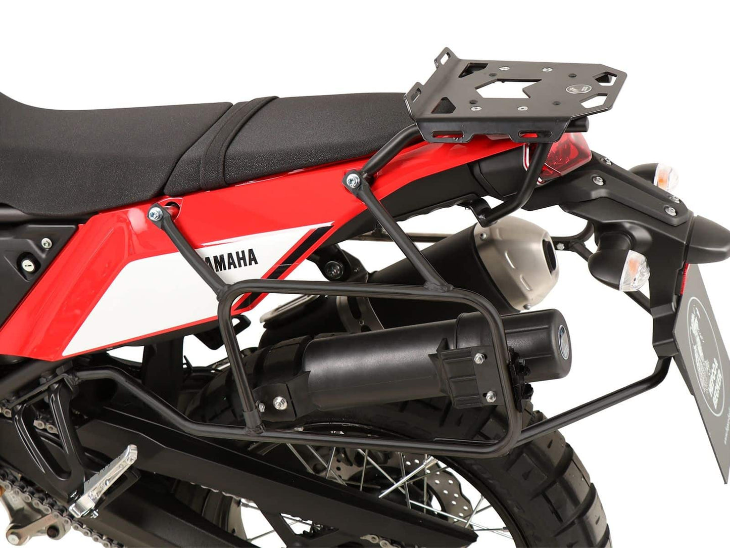 ANCLAJE MALETAS LATERALES PARA YAMAHA TENERE 700 / RALLY (2019-2024) NEGRO HEPCO & BECKER
