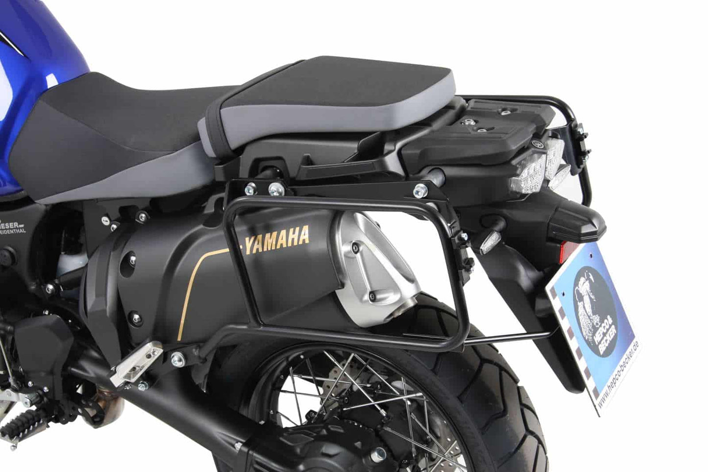 ANCLAJE MALETAS LATERALES PARA YAMAHA XT 1200 Z / ZE SUPER TENERE (2014-2020) NEGRO HEPCO & BECKER