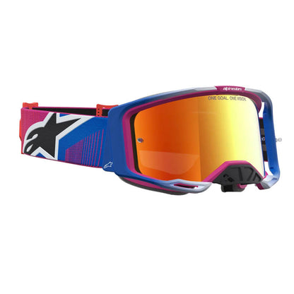 Antiparras Alpinestars Vision 8 Maven Fire Red / Negro / Rojo