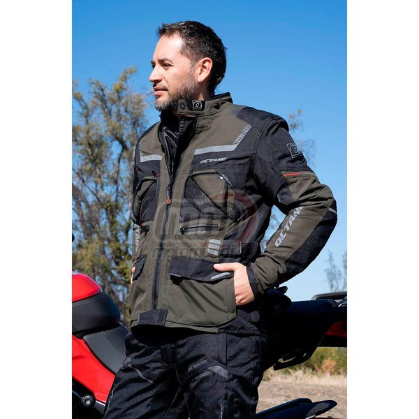 Chaqueta Octane Hurricane Verde Oscuro