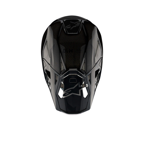 Casco Alpinestars Supertech S-M10 Solid Negro Carbono