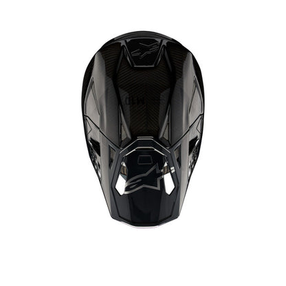 Casco Alpinestars Supertech S-M10 Solid Negro Carbono