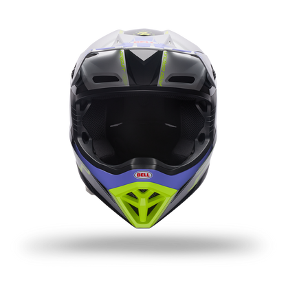 Casco Moto Mx-10 Mips Intake Negro/Plata Bell