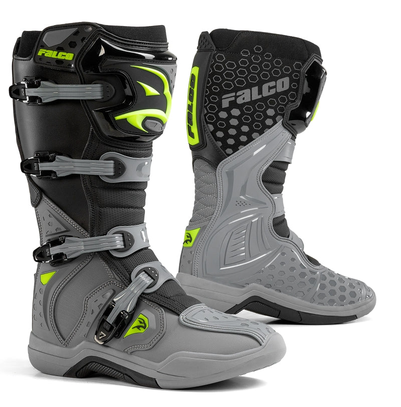 BOTA DE ENDURO FALCO LEVEL 2 GREY/ FLUOR