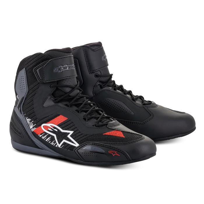 Botas Alpinestars Faster 3 Rideknit Negro/ Gris/ Rojo
