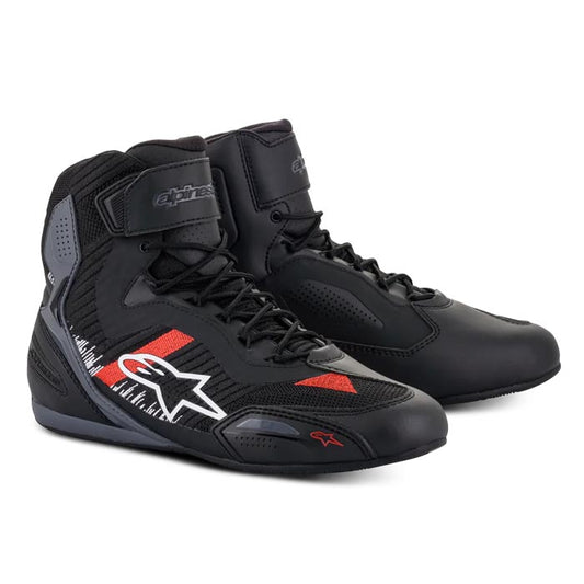 Botas Alpinestars Faster 3 Rideknit Negro/ Gris/ Rojo