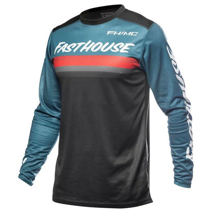 Jersey Fasthouse Carbon Force Azul