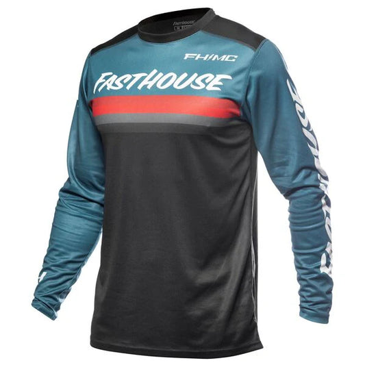 Jersey Fasthouse Carbon Force Azul