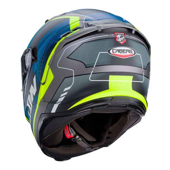 Caberg Avalon X Optic Matt Grey/Blue/Yellow Fluor