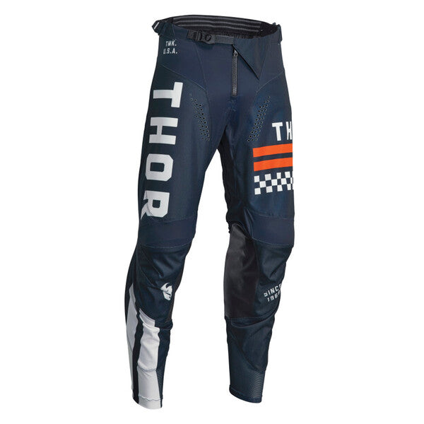 Pantalón Thor Pulse Youth Combat Azul Oscuro/ Blanco/ Naranja