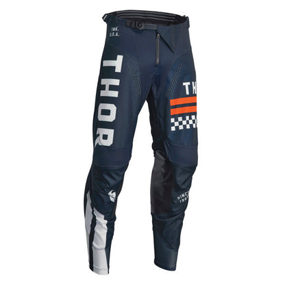 Pantalón Thor Pulse Youth Combat Azul Oscuro/ Blanco/ Naranja