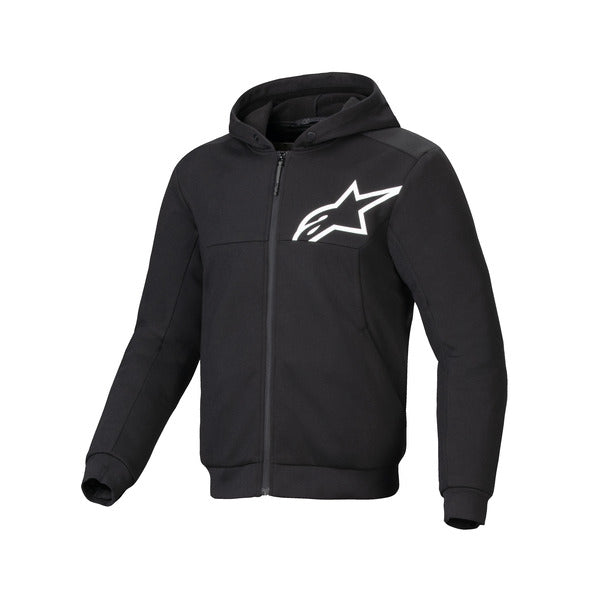 Polerón Alpinestars Chrome V2 Sport Negro / Blanco