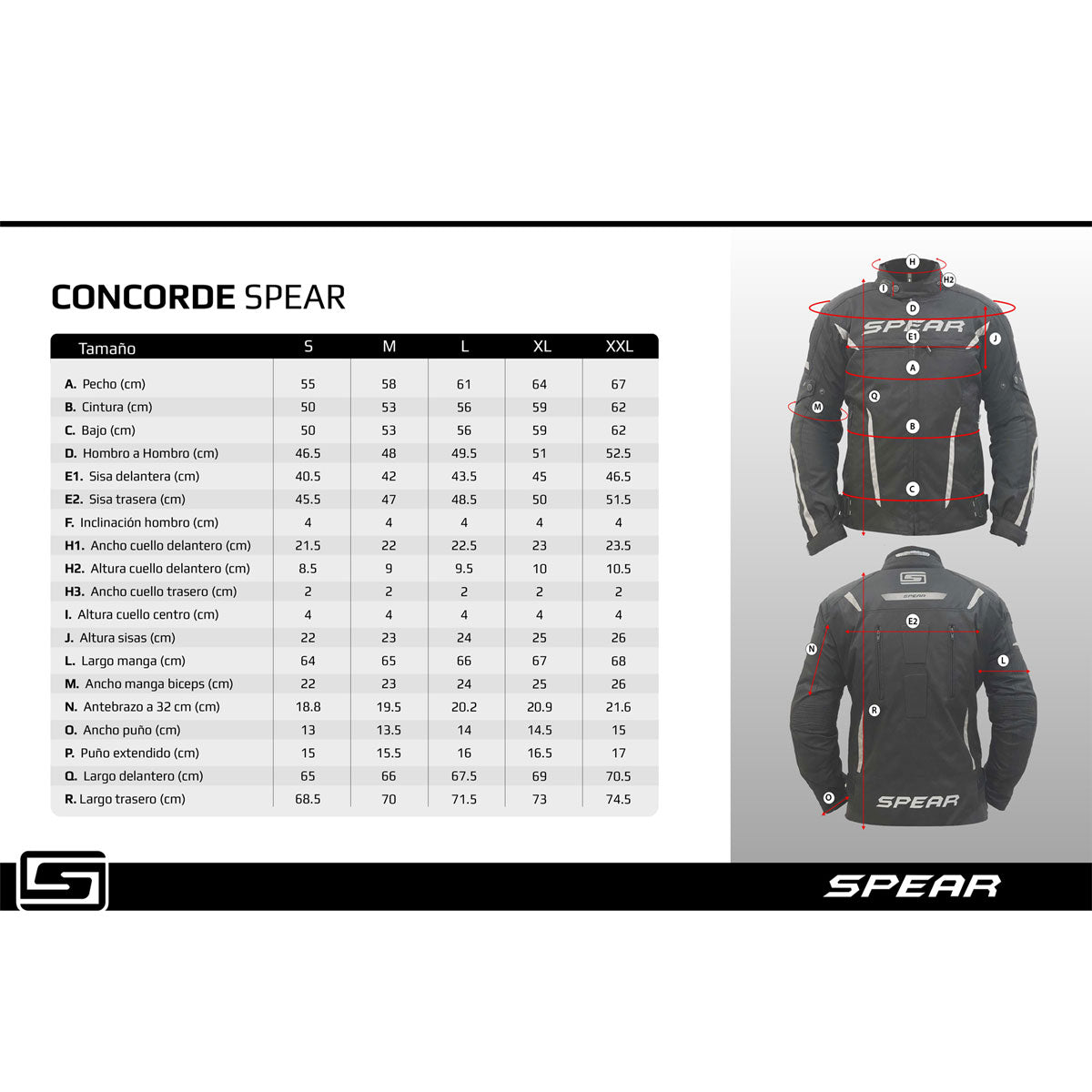 Chaqueta Spear Concorde Negro