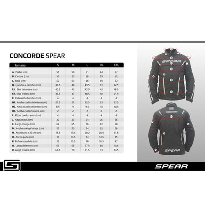 Chaqueta Spear Concorde Negro