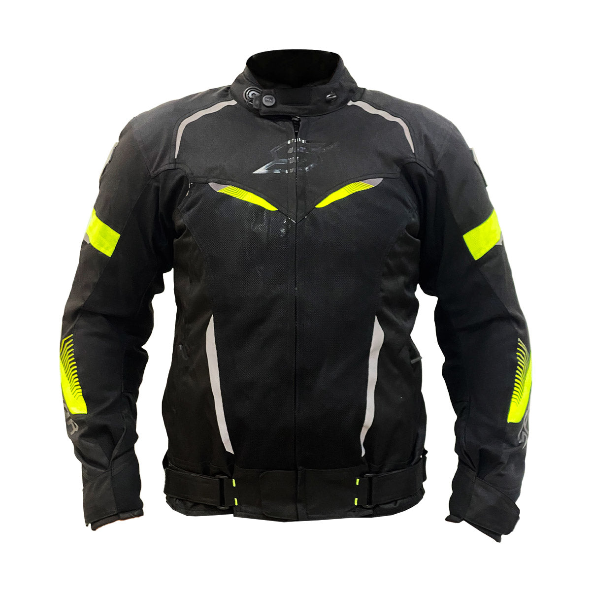 Chaqueta Spear MIF Rider Negro Amarillo