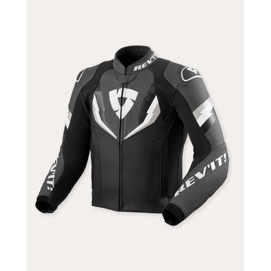 Rev’it! Chaqueta de Cuero Quantum 3 Negro / Antracita