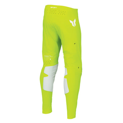 Pantalón Thor Sportmode Riot Blanco/ Amarillo Fluor