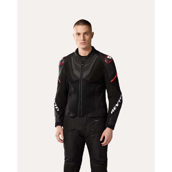 Rev’it! Chaqueta Mantis 3 H2O Negro / Rojo