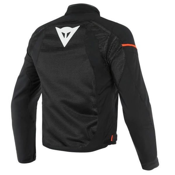 Chaqueta Dainese Air Frame D1 Tex Negro / Blanco / Rojo Fluor
