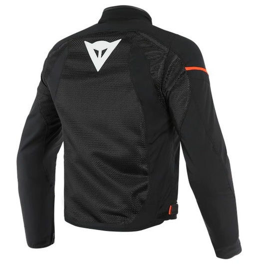 Chaqueta Dainese Air Frame D1 Tex Negro / Blanco / Rojo Fluor
