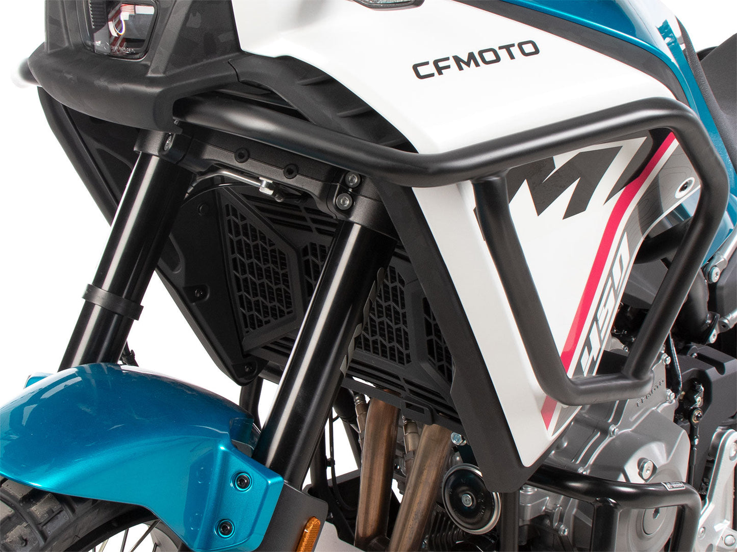 DEFENSA ESTANQUE PARA CF MOTO 450 MT (2024->) NEGRA HEPCO & BECKER