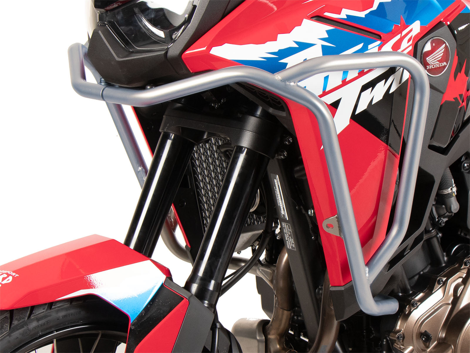 DEFENSA ESTANQUE PARA HONDA CRF 1100L AFRICA TWIN (2024->) INOX HEPCO & BECKER