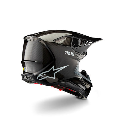 Casco Alpinestars Supertech S-M10 Solid vista posterior