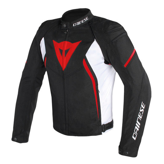 Chaqueta Dainese Avro D2 Tex Negro / Blanco / Rojo