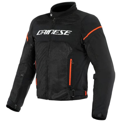 Chaqueta Dainese Air Frame D1 Tex Negro / Blanco / Rojo Fluor