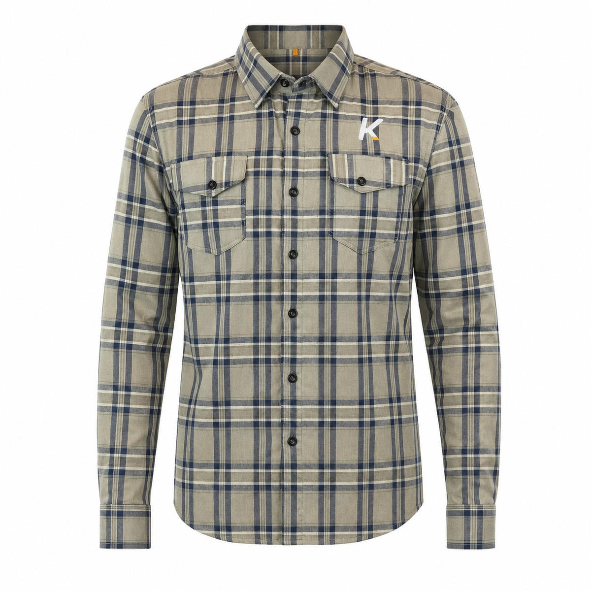 Chaqueta Moto Calle Men Flannel II Beige KMZ
