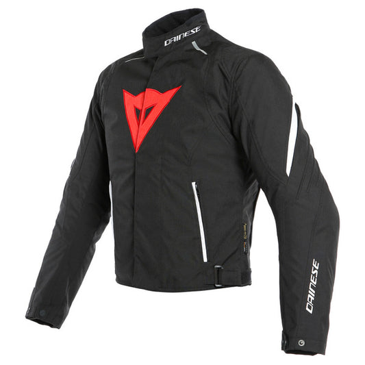 Chaqueta Dainese Laguna Seca 3 D-Dry Negro / Rojo Lava / Blanco