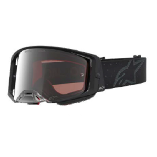 Antiparras Alpinestars Supertech Cloak Negro / Plata