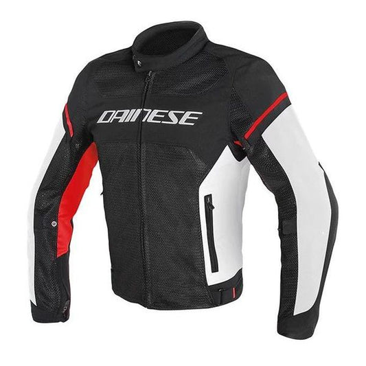 Chaqueta Dainese Air Frame D1 Tex Negro / Blanco / Rojo