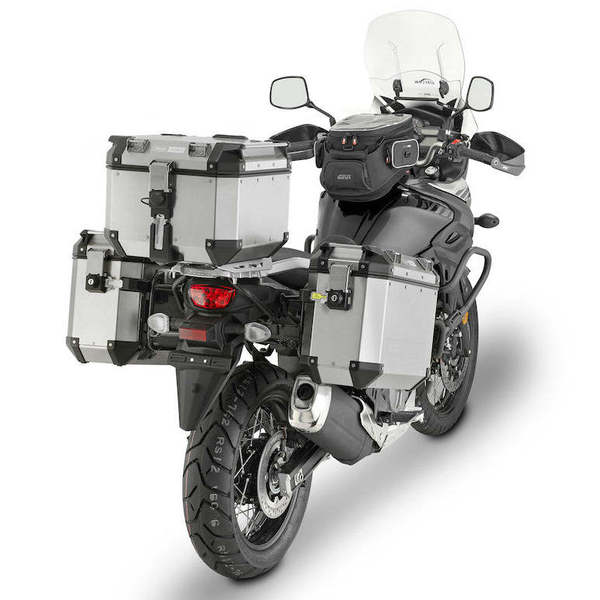 Kappa Anclaje Maleta Lateral Específico KL ONE-FIT para Monokey CAM-SIDE - Suzuki DL650 V-Strom (17-24)