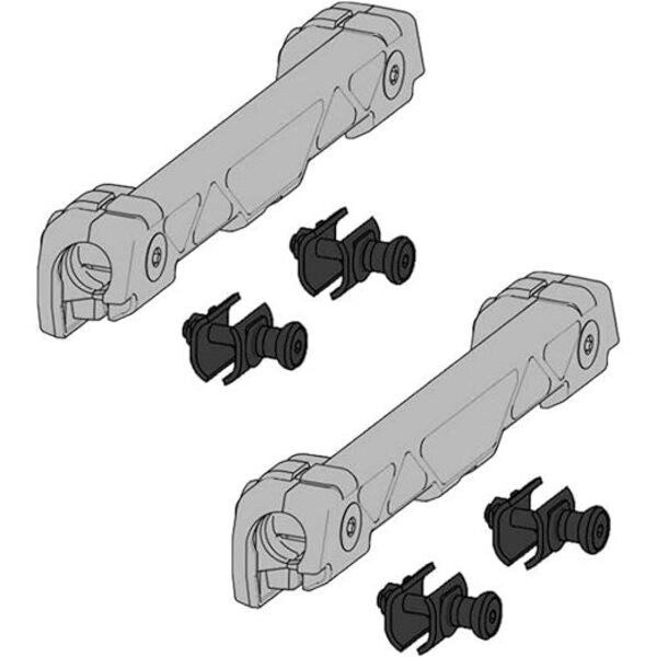 Kappa Kit de configuración Monokey Cam Side portamaletas laterales KL One Fit