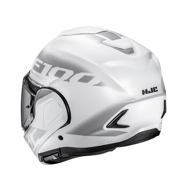 Casco Abatible HJC F100 Hetal MC10 Gris/Blanco