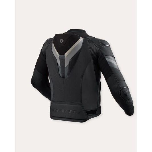 Rev’it! Chaqueta de Cuero Quantum 3 Pro Negro / Rojo