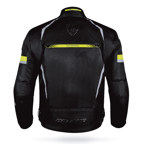 Chaqueta Octane Air Spark Negro / Amarillo Fluor