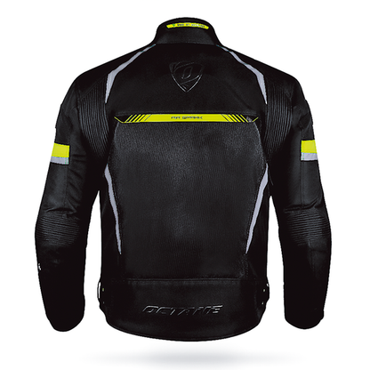 Chaqueta Octane Air Spark Negro / Amarillo Fluor