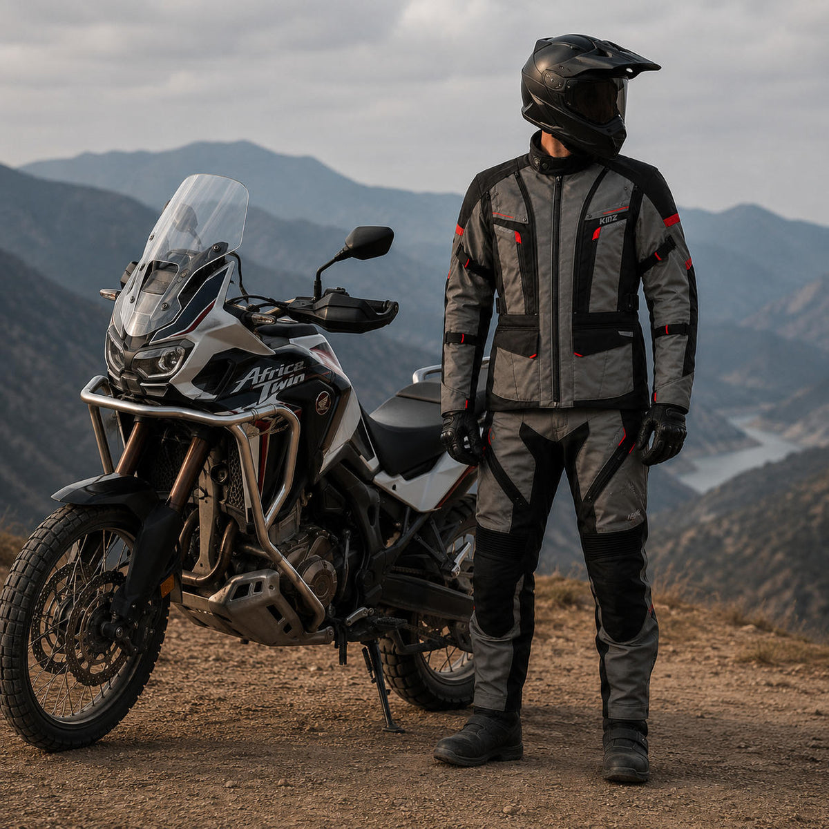 Chaqueta Moto Calle Radiator 2.0 Gris/Negro KMZ