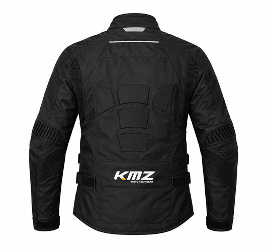 Chaqueta Moto Calle Warm Apex Negro Kmz