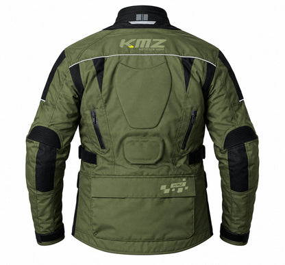 Chaqueta Moto Calle Prime Nomad Verde Kmz