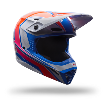 Casco Moto Mx-10 Mips Speedway Blanco/Azul Bell